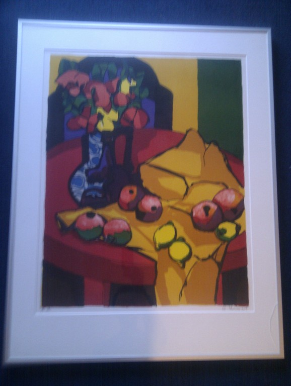 Kissel, G, Rotes Stilleben, Litho kopen? Bied vanaf 100!