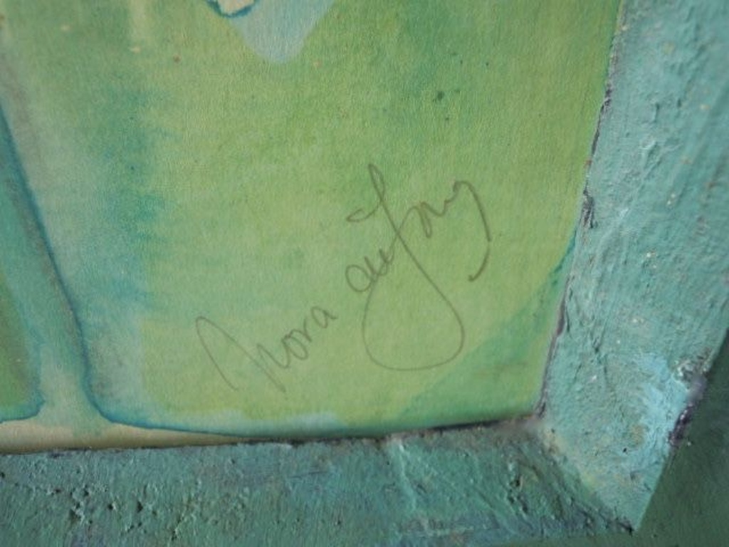 Serie 3 moderne schilderijen Nora de Jong-Proeme 1934- 243 X 126 cm kopen? Bied vanaf 65!