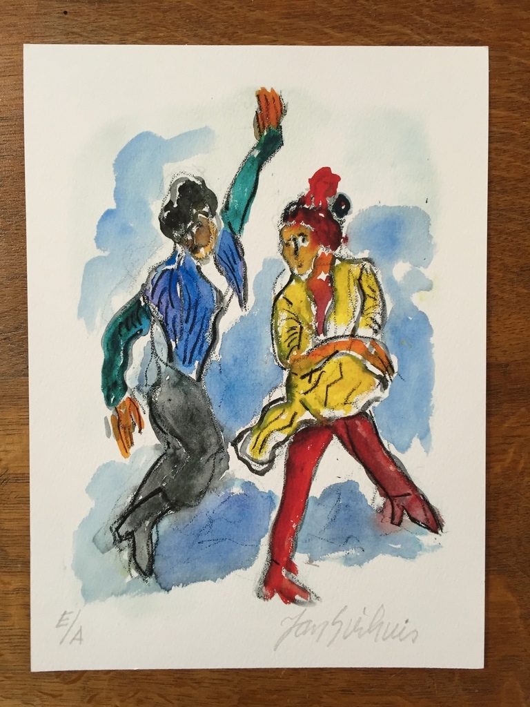 Jan Sierhuis originele EA piezo/zeefdruk kopen? Bied vanaf 1!