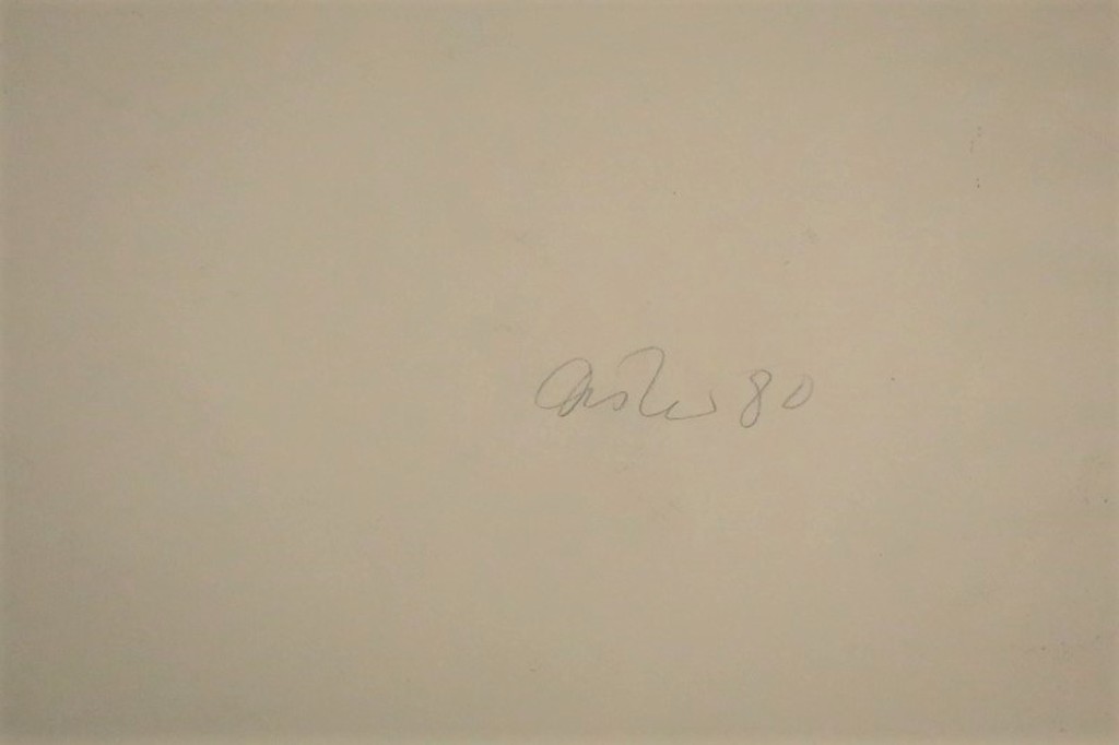 Martin Disler: Gouache, Z.T. Figuur kopen? Bied vanaf 450!