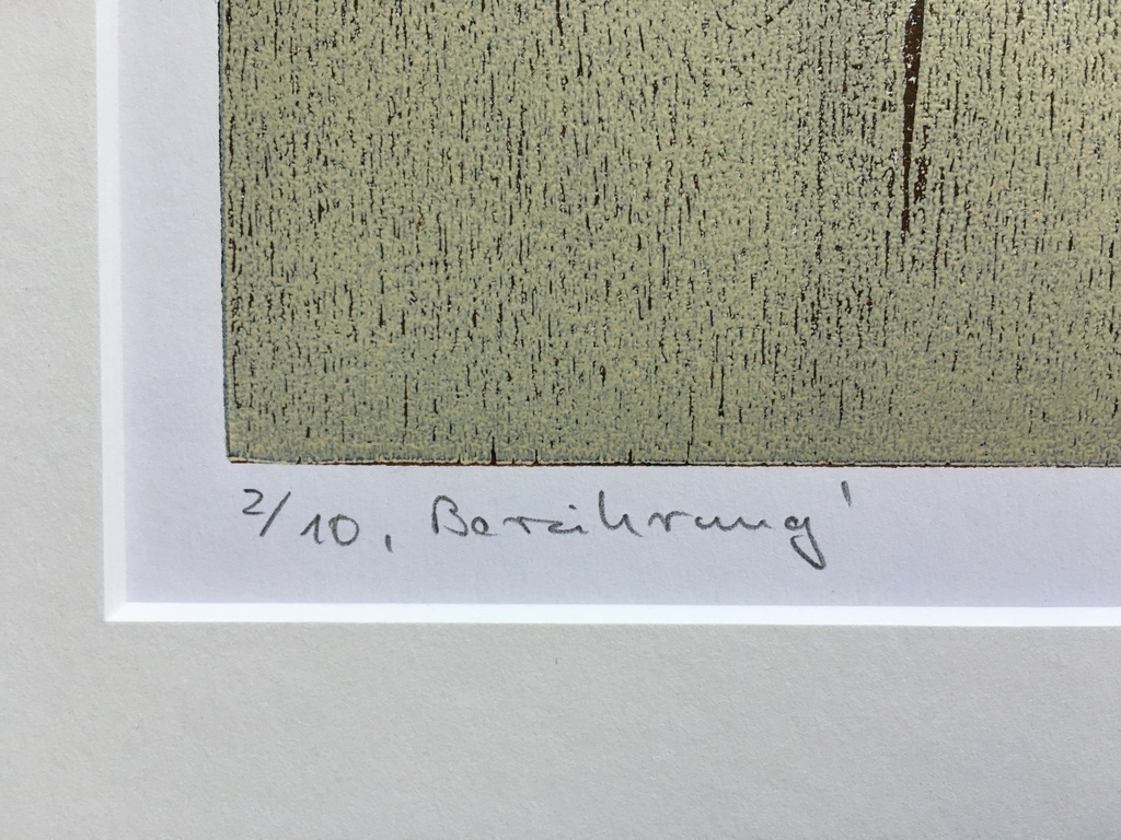 Rosa Gabriel "Berührung" 2/10 kleuren houtsnede kopen? Bied vanaf 50!