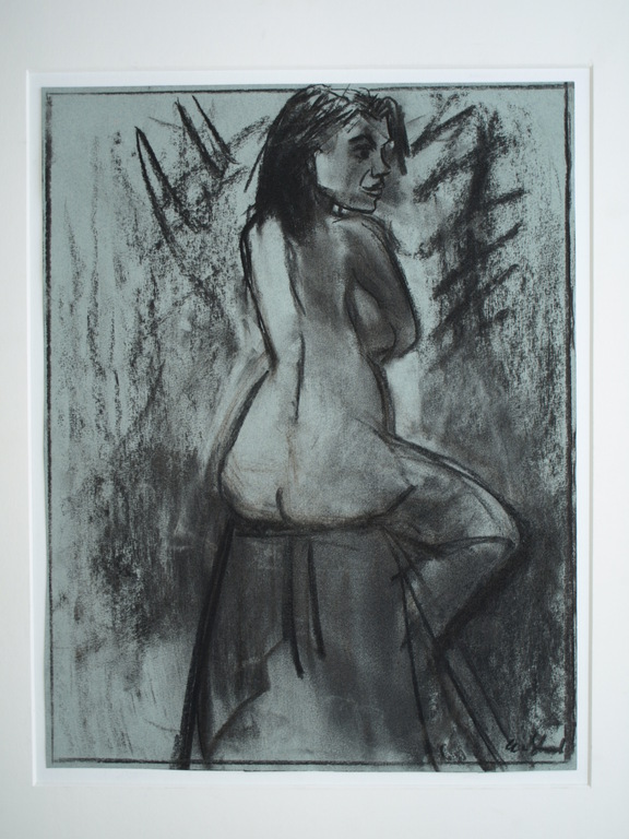 Carla van Slooten – Houtskooltekening – Naakte vrouw – Gesigneerd - ca 1985 kopen? Bied vanaf 45!