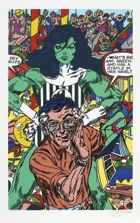 Erro: Zeefdruk, La Femme Fatale II (Groot!) verkocht voor € 120!