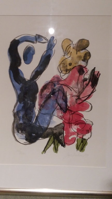 Jan Sierhuis zeefdruk Compositie met figuur 1989 kopen? Bied vanaf 75!