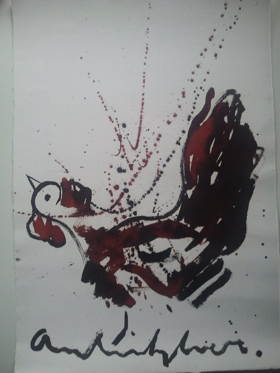 Anton Heyboer - Kip - groot formaat kopen? Bied vanaf 350!