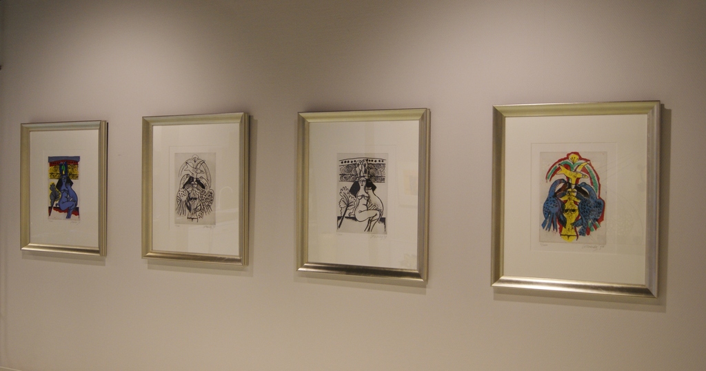 Corneille ingelijste ets 'Femmes et oiseaux' - 1998 - oplage V/XXX. kopen? Bied vanaf 225!