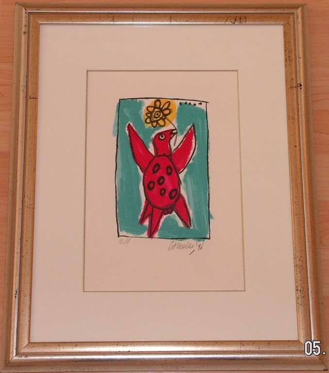 Corneille  -  zeefdruk  -  zonder titel  -  1996, EA exemplaar! verkocht voor € 85!