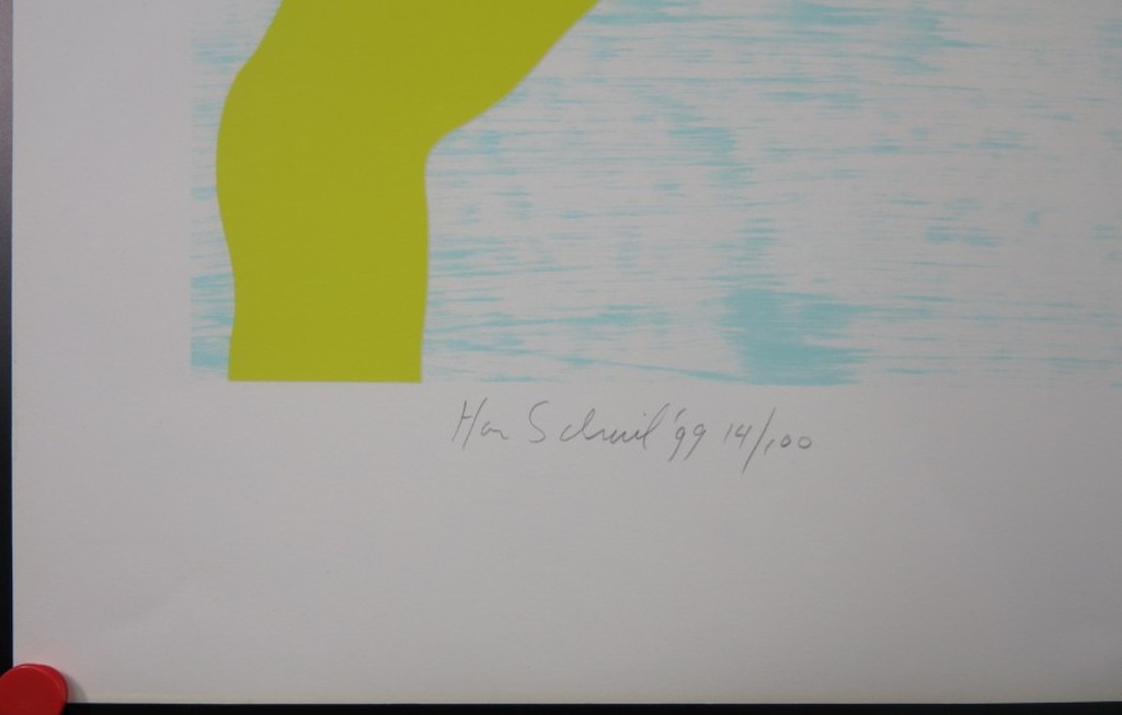 Han Schuil: Zeefdruk/Litho, Z.T. kopen? Bied vanaf 150!