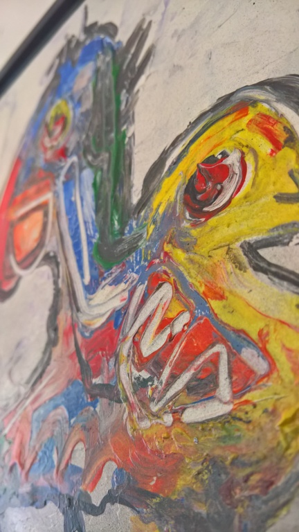 Jan te Wierik origineel klein werkje in baklijst kopen? Bied vanaf 475!