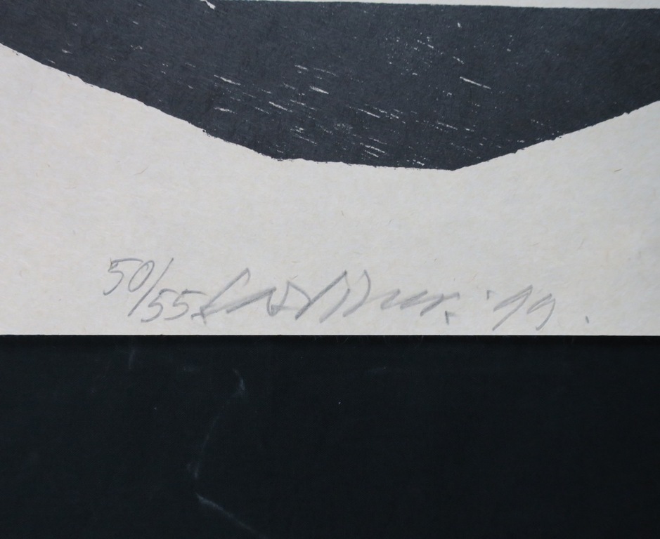 Carel Visser: Houtsnede, Zonder titel kopen? Bied vanaf 80!