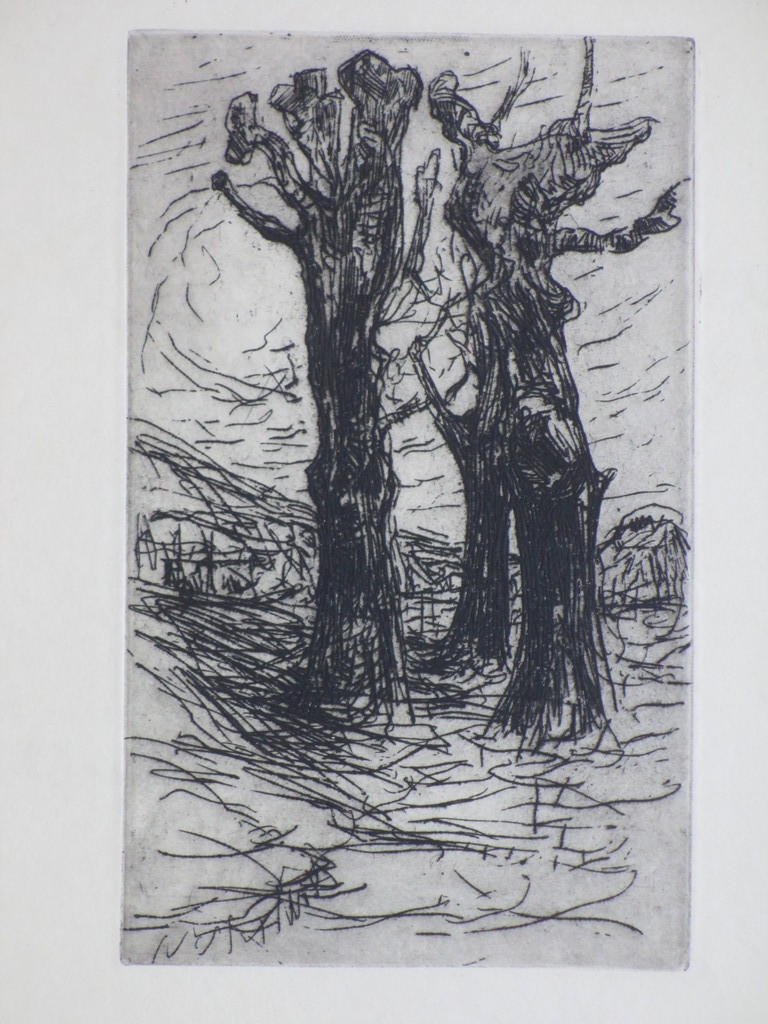 Floris Verster, Kale kastanjebomen, Ets kopen? Bied vanaf 75!