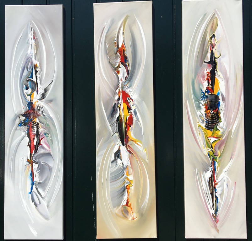 Gena - Abstract - Drie luik -2017 kopen? Bied vanaf 250!