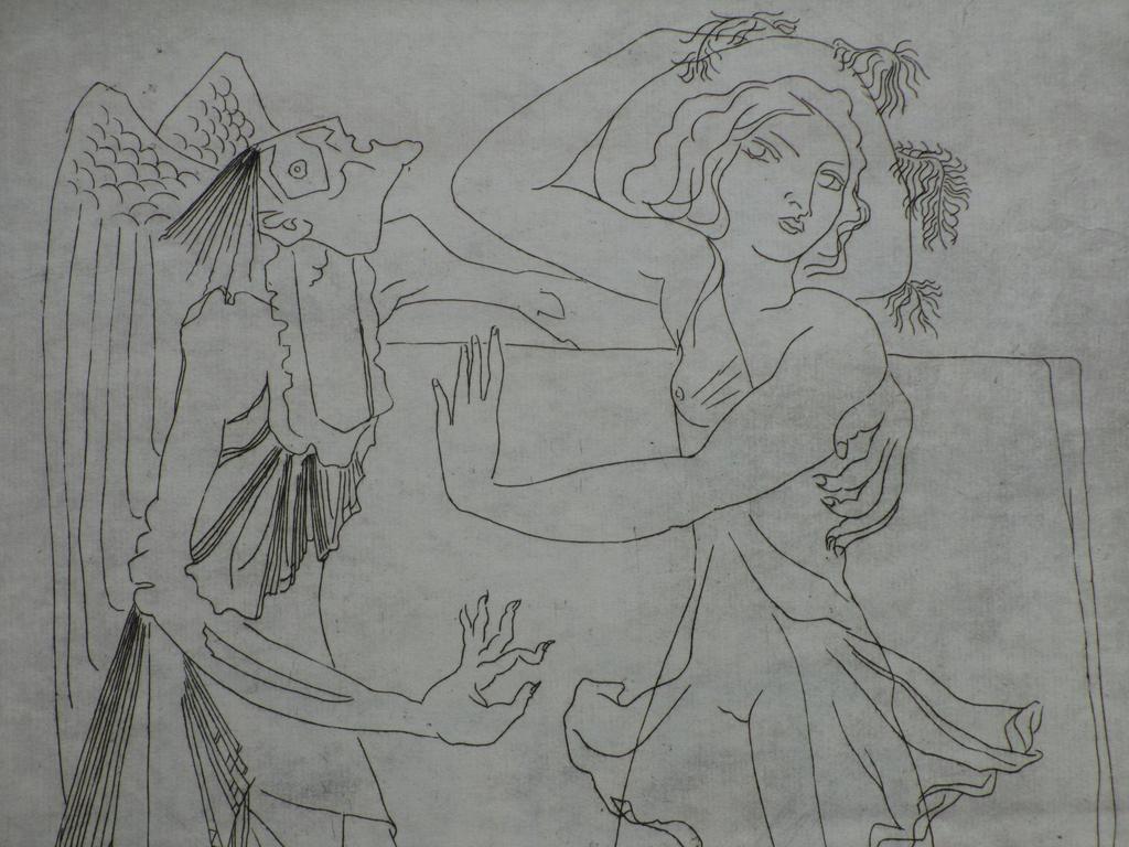 Willem Retera, De Dood en het Meisje, Ets kopen? Bied vanaf 25!