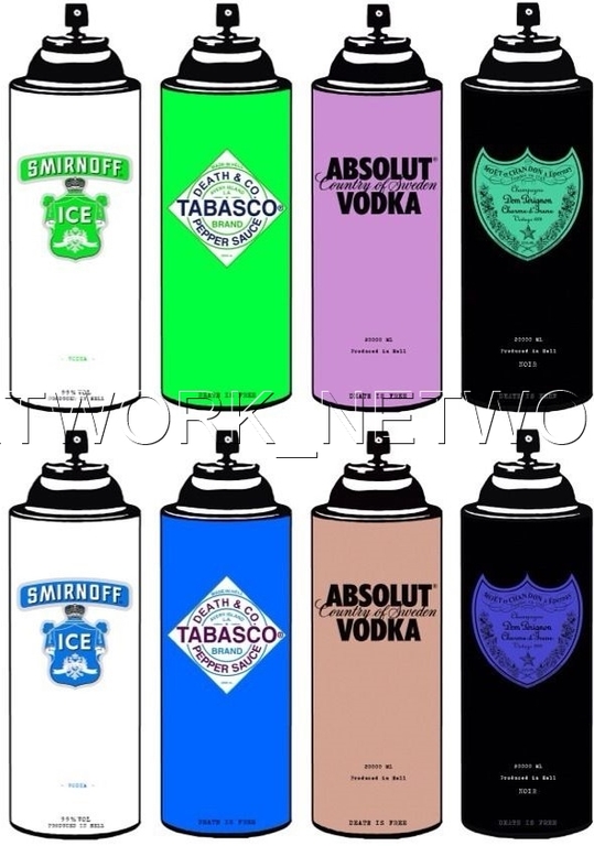 DEATH NYC - "Mix Spray"- n° A/P - Signed with COA (Edition Artist Proof) kopen? Bied vanaf 1!