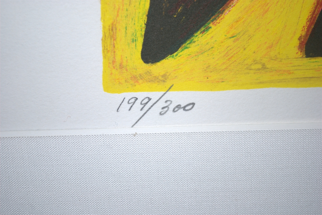 Vogel en vis - litho 199/300 - 2002 - galerielijst kopen? Bied vanaf 175!