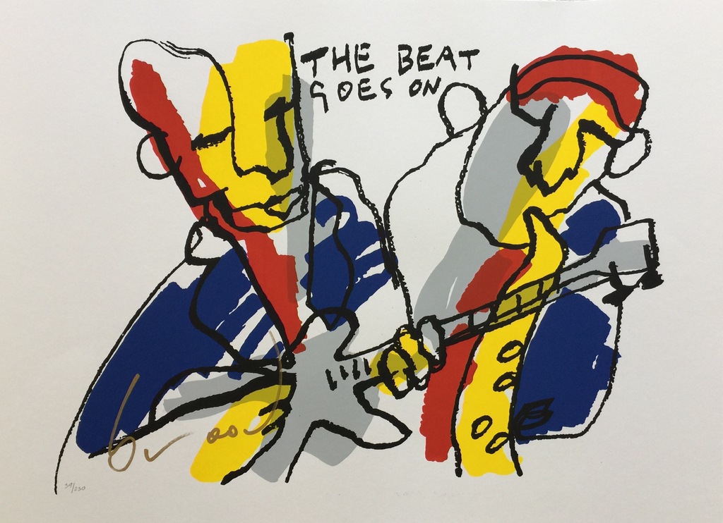 Herman Brood - The Beat Goes On (set) - Hand gesigneerde zeefdruk kopen? Bied vanaf 380!