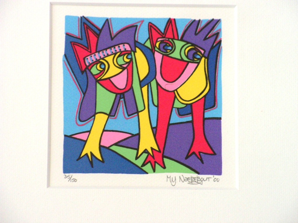 Marianne Naerebout - zeefdruk  -  zonder titel kopen? Bied vanaf 1!