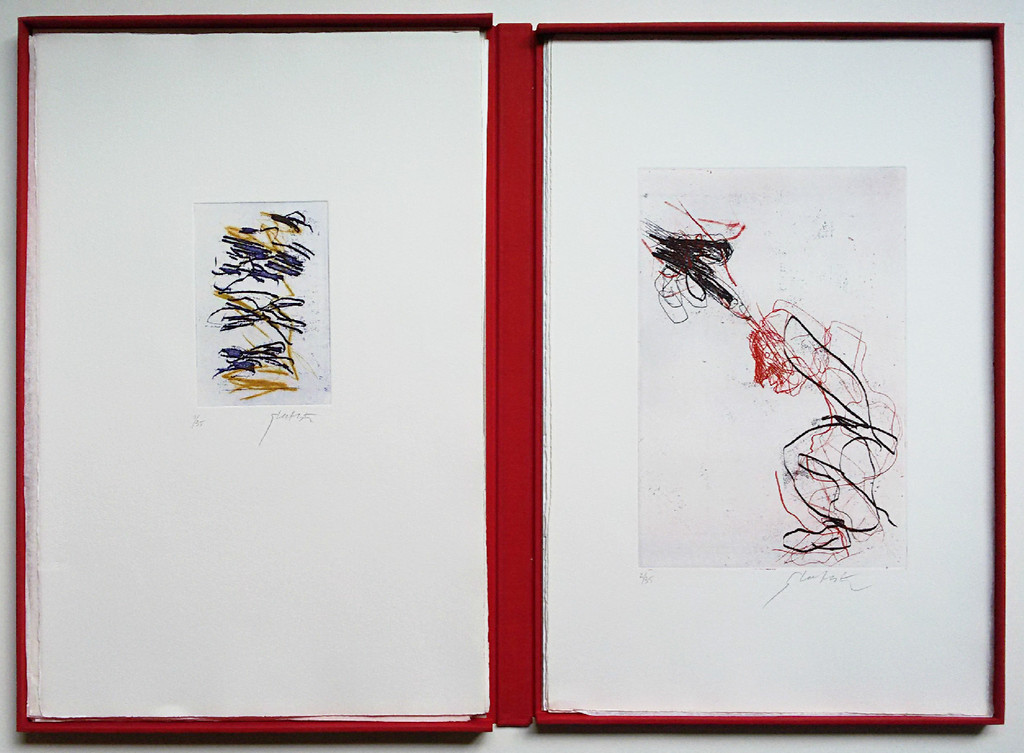 Ger Lataster en Bert Schierbeek - Een gat in het geluid, 10 etsen en gedichten kopen? Bied vanaf 750!