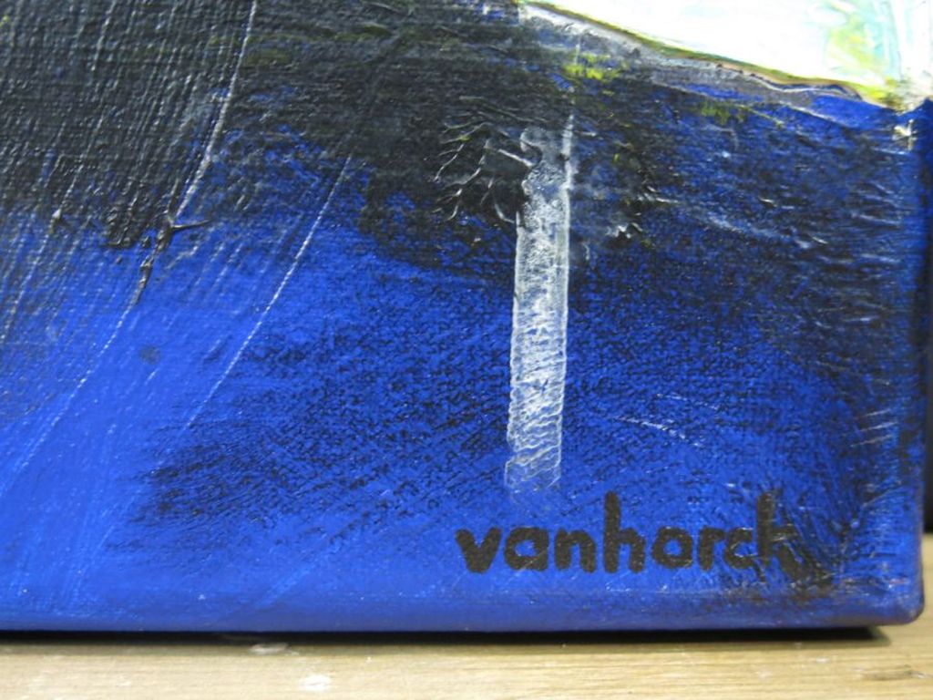 Hans Vanhorck: Olieverf op doek, Relief series XV kopen? Bied vanaf 400!