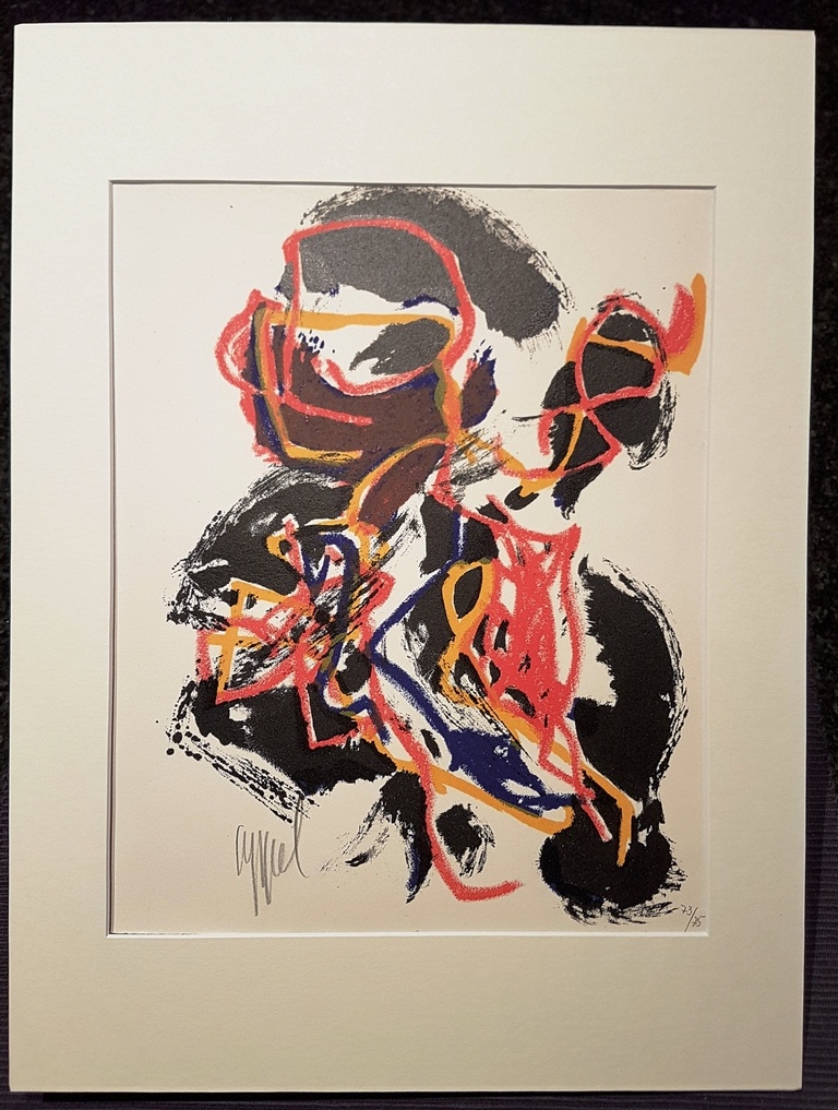 Karel Appel - Kleurenlitho - uit 'Unteilbares teil' - 1961 kopen? Bied vanaf 350!