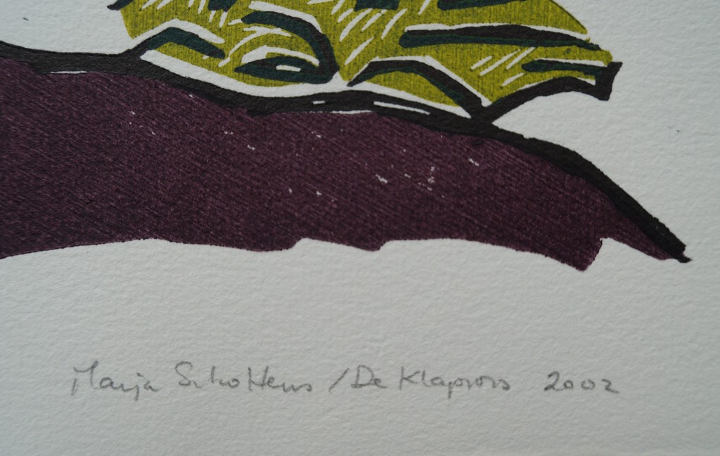 Marja Scholtens - gesigneerde houtsnede - Castor & Pollux .... - 18 ex. kopen? Bied vanaf 1!