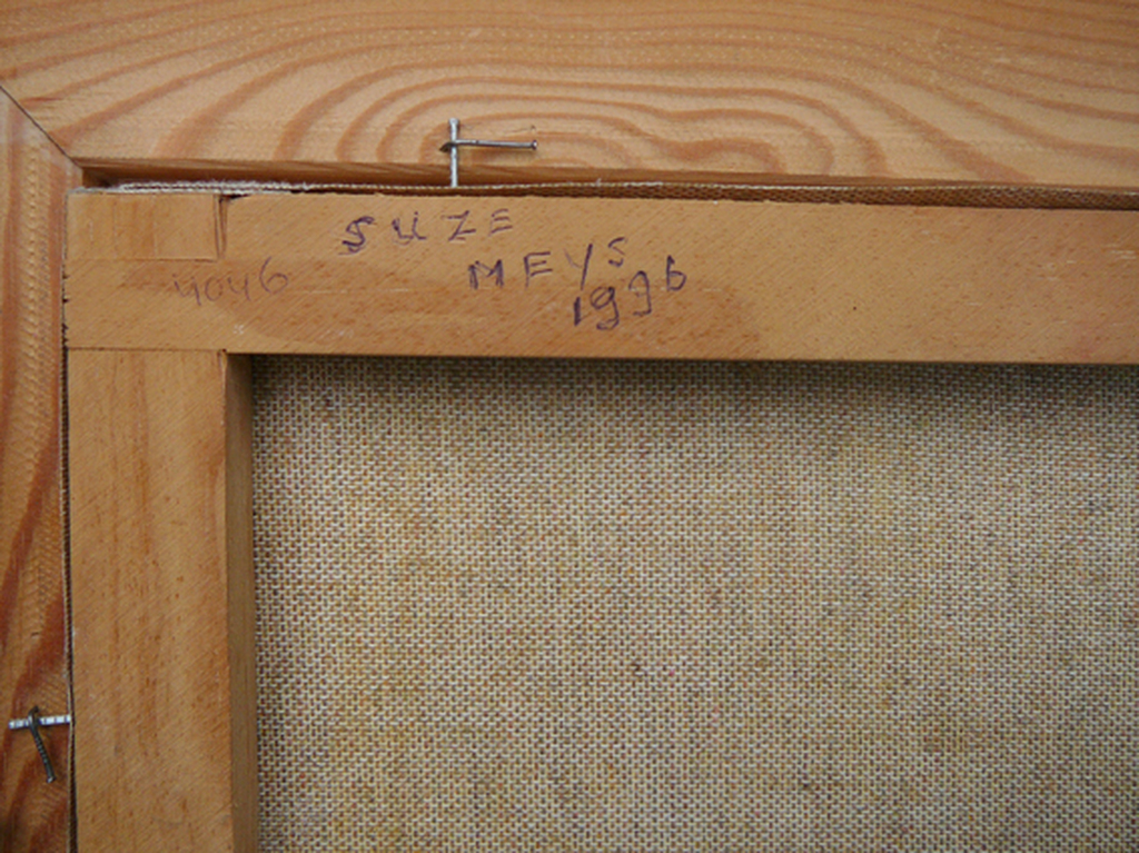 Suze Meys: 'Een illuster gezelschap' -olieverf 1996- kopen? Bied vanaf 50!