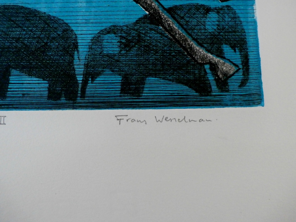 Frans Wesselman - ets: Rider II  kopen? Bied vanaf 50!