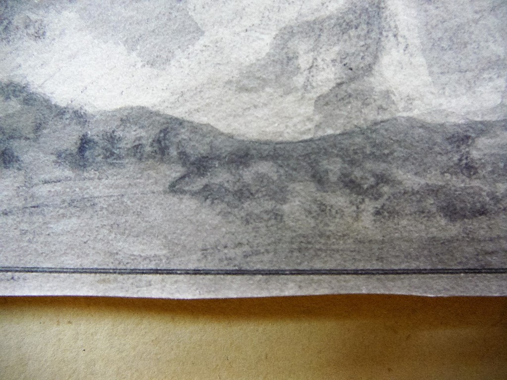 Prachtige Aquarel Meisje op rots met rugzak begin 19e eeuw  kopen? Bied vanaf 100!