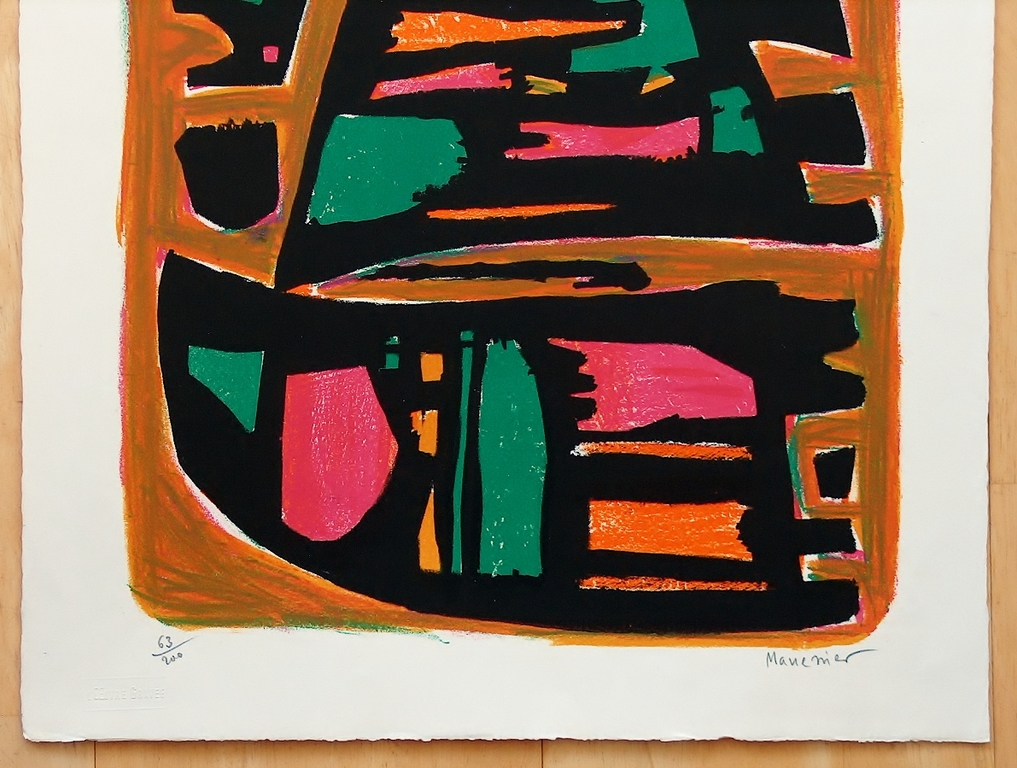 Alfred Manessier : kleurenlitho, - Automnal -, 1955 kopen? Bied vanaf 100!