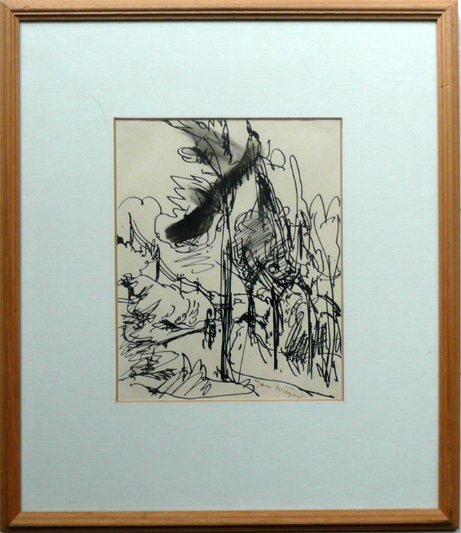 Jan Wiegers, tekening kopen? Bied vanaf 175!