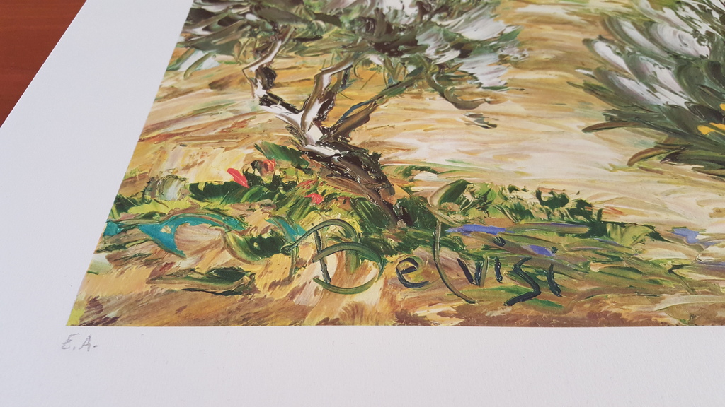 MARCEL BELVISI - WANDERWEG ZUM DORF, grote litho, handgesigneerd kopen? Bied vanaf 1!