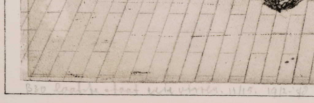 Eric le Jardinier: Ets en aquatint, B30  kopen? Bied vanaf 1!