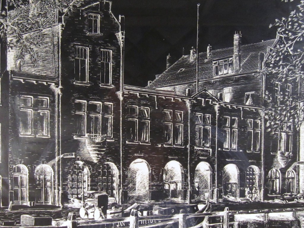Johan van Zonderen (1925-1996) - Amsterdam Brandweerkazerne Nieuwe Achtergracht kopen? Bied vanaf 95!