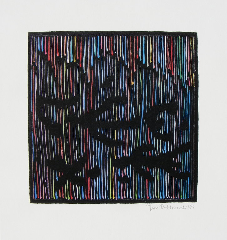 Jan Dobkowski, grafiek, "Motiv II", 1984 kopen? Bied vanaf 25!