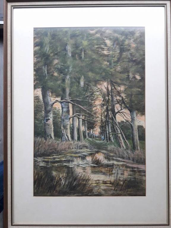 W. Mauve, aquarel. verkocht voor € 40!