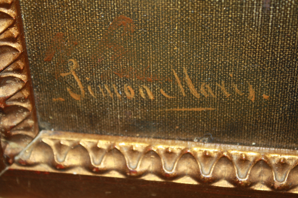 ART DECO MEISJE MET BLAUWE MASCARA van SIMON MARIS kopen? Bied vanaf 1!