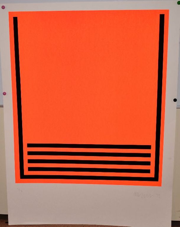 Tim Ayres: Zeefdruk. Abstract. Zeer groot formaat. kopen? Bied vanaf 200!