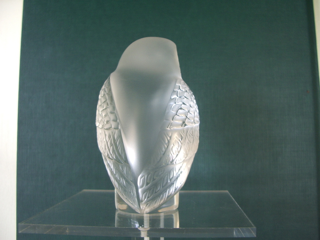 Lalique - gesatineerd glas - uiltje- chouette kopen? Bied vanaf 190!
