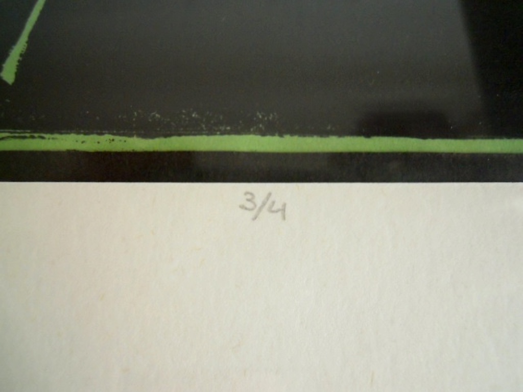 Prachtige linodruk gesigneerd ALBERT '82 - nr. 3/4 = 32 X 24 cm   kopen? Bied vanaf 10!