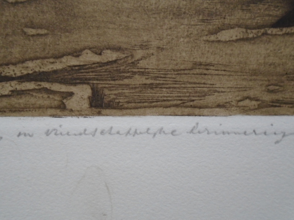 Willem Witsen - ets - Turfschepen in de Oude Schans kopen? Bied vanaf 1500!