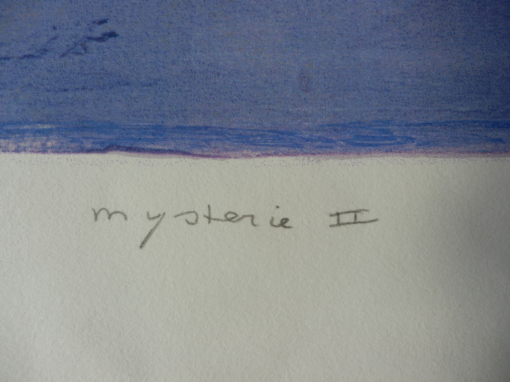 RON vd WERF   Gemengde techniek op gesigneerde Zeefdruk  MYSTERIE II kopen? Bied vanaf 125!