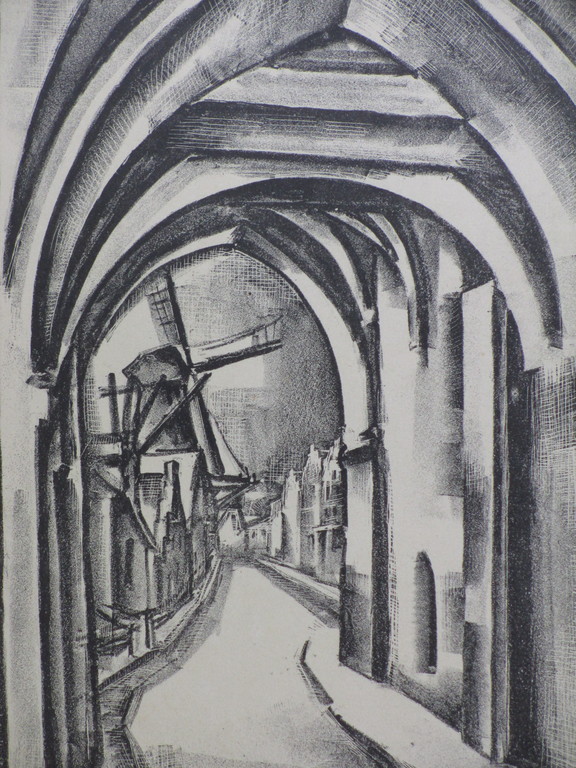 Jelle Troelstra, Nobelpoort Zierikzee, Litho kopen? Bied vanaf 25!