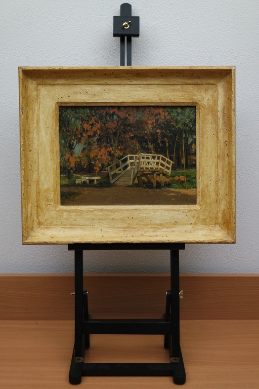 Egbertus Antonie Jansen (1877-1957) - olieverf op doek - bruggetje kopen? Bied vanaf 345!