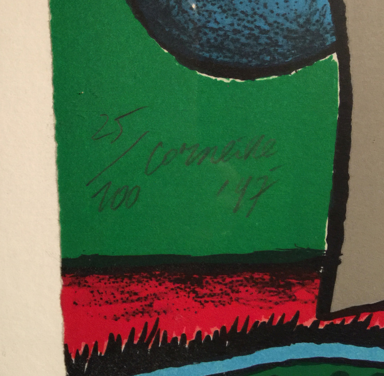 CORNEILLE - Lithografie handgesigneerd- speciale editie - "Couple sous un Ciel" kopen? Bied vanaf 175!