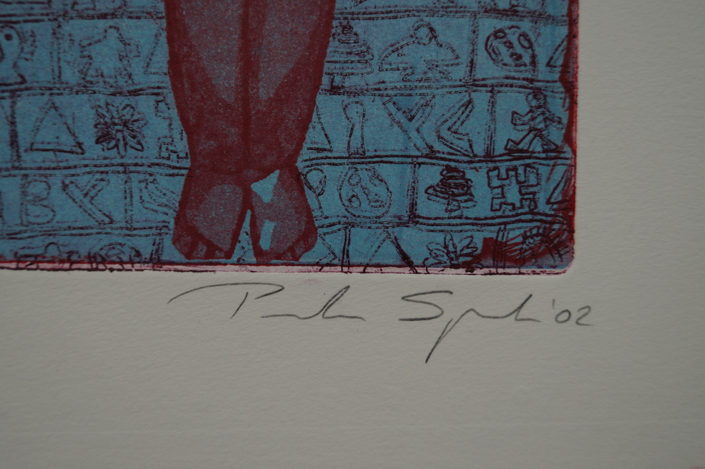 Paula Spoelstra - gesigneerde ets - 2002 kopen? Bied vanaf 1!