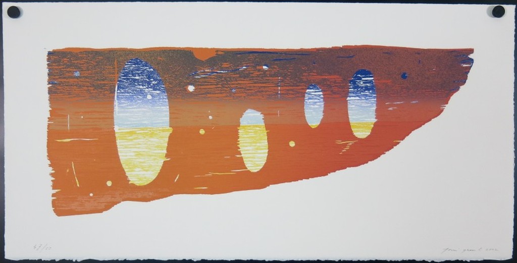 Joris Geurts: Houtsnede, Compositie oranje kopen? Bied vanaf 1!