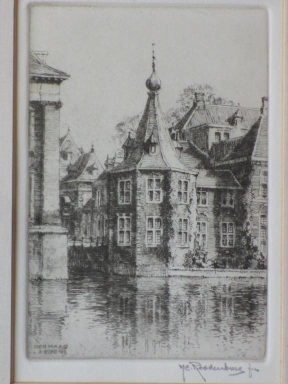 H.E.Roodenburg, Torentje Buitenhof Den Haag, Ets kopen? Bied vanaf 35!