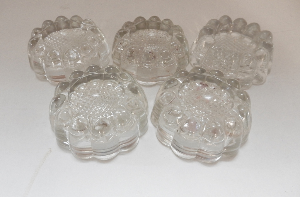 Glazen schaaltjes - Reims - France - 5x  (Op Art) kopen? Bied vanaf 1!