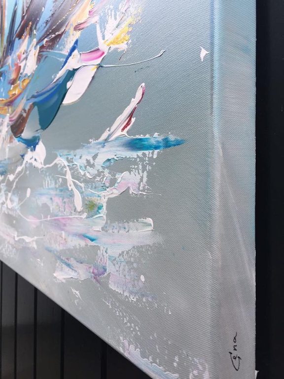 Gena - Sailing - Acrylverf op doek - Gesigneerd - 2017 kopen? Bied vanaf 250!