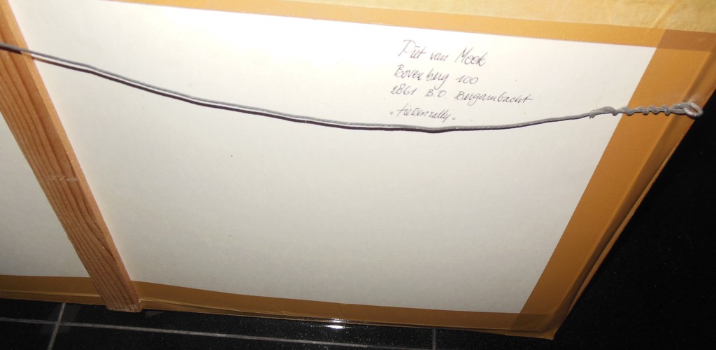 Piet van Mook, aquarel, Fietsenrally kopen? Bied vanaf 75!